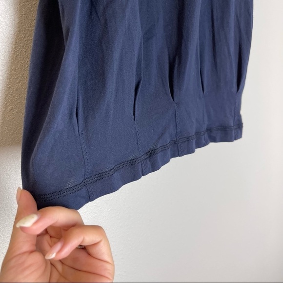 Lululemon Practice Freely Tank Top Inkwell Dark Navy Built in Sports Bra Size 6 - Picture 9 of 10